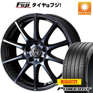 【新品国産5穴114.3車】 夏タイヤ ホイール4本セット 215/55R17 ピレリ パワジー ウェッズ ライツレー KC 17インチ｜fujicorporation