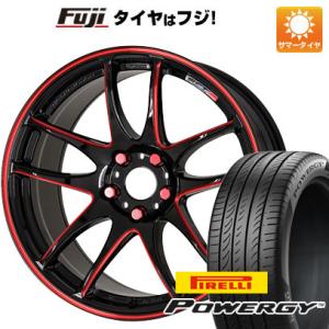 【新品国産5穴114.3車】 夏タイヤ ホイール4本セット 215/55R17 ピレリ パワジー ワーク エモーション CR kiwami 17インチ｜fujicorporation