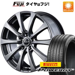 【新品国産5穴114.3車】 夏タイヤ ホイール4本セット 215/55R17 ピレリ パワジー MID ユーロスピード G10(NEW) 17インチ｜fujicorporation