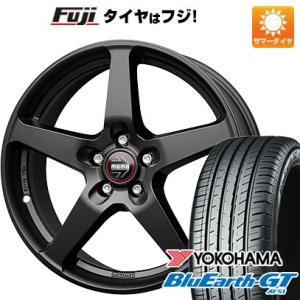 【新品国産5穴114.3車】 夏タイヤ ホイール4本セット 215/55R17 ヨコハマ ブルーアース GT AE51 モモ ファイブ 17インチ｜fujicorporation