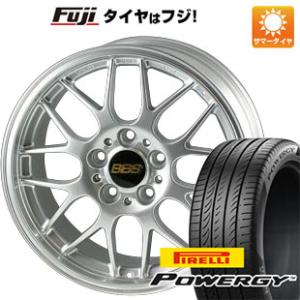 【新品国産5穴114.3車】 夏タイヤ ホイール４本セット 215/55R17 ピレリ パワジー BBS JAPAN RG-R 17インチ｜fujicorporation