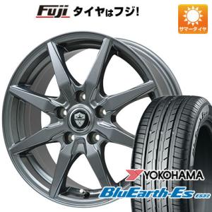 【新品国産5穴114.3車】 夏タイヤ ホイール４本セット 215/55R17 ヨコハマ ブルーアース ES32 ブランドル CJ28 17インチ｜fujicorporation