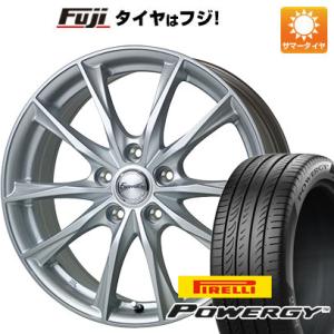 【新品国産5穴114.3車】 夏タイヤ ホイール４本セット 215/55R17 ピレリ パワジー ホットスタッフ エクシーダー E06 17インチ｜fujicorporation