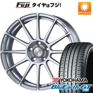 【新品国産5穴114.3車】 夏タイヤ ホイール４本セット 215/55R17 ヨコハマ ブルーアース GT AE51 エンケイ PF03 17インチ｜fujicorporation