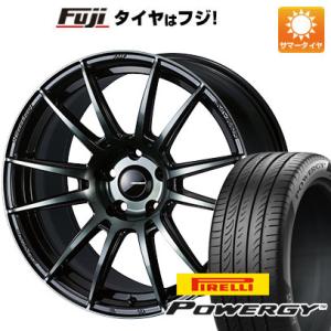 【新品国産5穴114.3車】 夏タイヤ ホイール４本セット 215/55R17 ピレリ パワジー ウェッズ ウェッズスポーツ SA-62R 17インチ｜fujicorporation