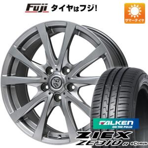 【新品国産5穴114.3車】 夏タイヤ ホイール4本セット 215/55R17 ファルケン ジークス ZE310R エコラン（限定） ビッグウエイ TRG バーン 17インチ｜fujicorporation