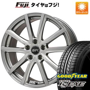 【新品国産5穴114.3車】 夏タイヤ ホイール4本セット 215/55R17 グッドイヤー イーグル エルエス エグゼ(限定) ブランドル N52 17インチ｜fujicorporation