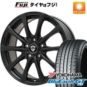 【新品国産5穴114.3車】 夏タイヤ ホイール4本セット 215/50R17 ヨコハマ ブルーアース GT AE51 ブランドル KF25B 17インチ｜fujicorporation