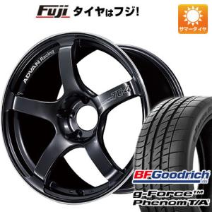 【新品国産5穴114.3車】 夏タイヤ ホイール４本セット 215/50R17 BFグッドリッチ(フジ専売) g-FORCE フェノム T/A ヨコハマ アドバンレーシング TC4 17インチ｜fujicorporation