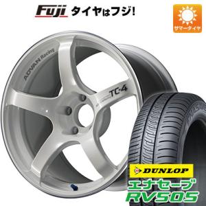 【新品国産5穴114.3車】 夏タイヤ ホイール4本セット 215/50R17 ダンロップ エナセーブ RV505 ヨコハマ アドバンレーシング TC4 17インチ｜fujicorporation