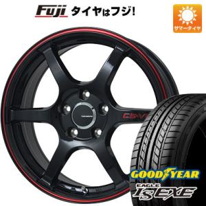 【新品国産5穴114.3車】 夏タイヤ ホイール4本セット 215/50R17 グッドイヤー イーグル エルエス エグゼ(限定) レアマイスター CS-V6 17インチ｜fujicorporation