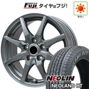 【新品国産5穴114.3車】 夏タイヤ ホイール４本セット 215/60R17 ネオリン ネオランド HT OWL(限定) ブランドル CJ28 17インチ｜fujicorporation