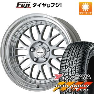 クーポン配布中 【新品国産5穴114.3車】 夏タイヤ ホイール4本セット 225/60R17 ヨコハマ ジオランダー A/T G015 OWL/RBL ワーク マイスター M1 3P 17インチ｜fujicorporation