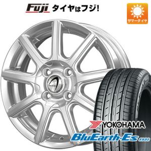 【新品国産4穴100車】 夏タイヤ ホイール4本セット 185/55R15 ヨコハマ ブルーアース ES32 テクノピア アルテミス NS9 15インチ｜fujicorporation