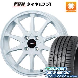 【新品国産4穴100車】 夏タイヤ ホイール4本セット 185/55R15 ファルケン ジークス ZE310R エコラン（限定） レアマイスター LMスポーツLM-10R 15インチ｜fujicorporation