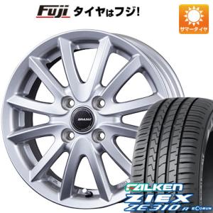 【新品国産4穴100車】 夏タイヤ ホイール4本セット 185/55R15 ファルケン ジークス ZE310R エコラン（限定） コーセイ クレイシズ VS6 15インチ｜fujicorporation