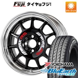 クーポン配布中 【新品国産4穴100車】 夏タイヤ ホイール4本セット 185/55R15 ヨコハマ...