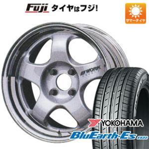 【新品国産4穴100車】 夏タイヤ ホイール4本セット 185/55R15 ヨコハマ ブルーアース ...