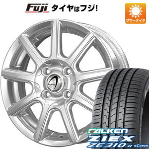 【新品国産4穴100車】 夏タイヤ ホイール4本セット 175/65R15 ファルケン ジークス ZE310R エコラン（限定） テクノピア アルテミス NS9 15インチ｜fujicorporation