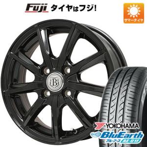 【新品国産4穴100車】 夏タイヤ ホイール4本セット 175/65R15 ヨコハマ ブルーアース AE-01F ブランドル E05B 15インチ｜fujicorporation