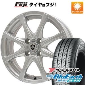 【新品国産4穴100車】 夏タイヤ ホイール4本セット 175/65R15 ヨコハマ ブルーアース AE-01F ブランドル KF25 15インチ｜fujicorporation