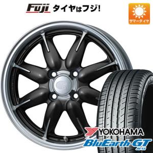 【新品国産4穴100車】 夏タイヤ ホイール４本セット 175/65R15 ヨコハマ ブルーアース ...