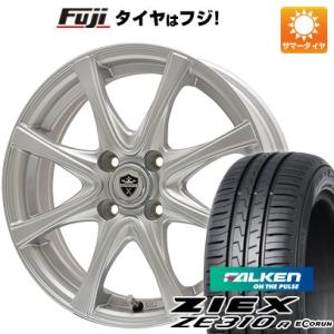 【新品国産4穴100車】 夏タイヤ ホイール4本セット 195/45R16 ファルケン ジークス ZE310R エコラン（限定） ブランドル KF25 16インチ｜fujicorporation