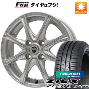 【新品国産4穴100車】 夏タイヤ ホイール4本セット 195/45R16 ファルケン ジークス ZE310R エコラン（限定） ブランドル ER16 16インチ｜fujicorporation