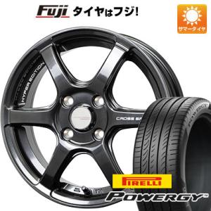 【新品国産4穴100車】 夏タイヤ ホイール4本セット 195/55R16 ピレリ パワジー ホットスタッフ クロススピード ハイパーエディションRS6 16インチ｜fujicorporation