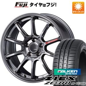 【新品国産4穴100車】 夏タイヤ ホイール4本セット 195/55R16 ファルケン ジークス ZE310R エコラン(限定) SSR GTV05 16インチ｜fujicorporation