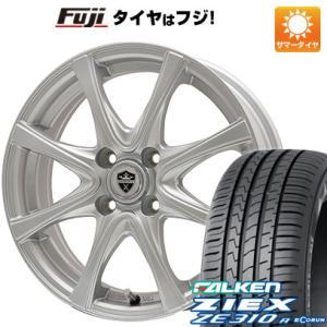 【新品国産4穴100車】 夏タイヤ ホイール4本セット 185/60R15 ファルケン ジークス ZE310R エコラン（限定） ブランドル KF25 15インチ｜fujicorporation