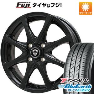 【新品国産4穴100車】 夏タイヤ ホイール4本セット 185/60R15 ヨコハマ ブルーアース AE-01F ブランドル KF25B 15インチ｜fujicorporation