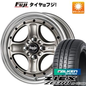 【新品国産4穴100車】 夏タイヤ ホイール4本セット 185/60R15 ファルケン ジークス ZE310R エコラン（限定） WORK エクイップ 40 O/H 15インチ｜fujicorporation