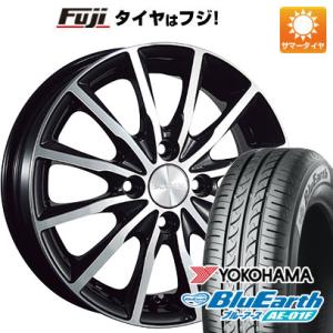 【新品国産4穴100車】 夏タイヤ ホイール４本セット 185/65R15 ヨコハマ ブルーアース AE-01F ブリヂストン バルミナ A12 15インチ｜fujicorporation