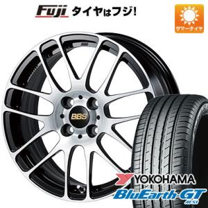 【新品国産4穴100車】 夏タイヤ ホイール４本セット 185/65R15 ヨコハマ ブルーアース GT AE51 BBS JAPAN RE-L2 ブラックダイヤカット 15インチ｜fujicorporation