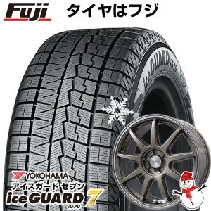 【パンク保証付】【新品】クラウン/マークX用 スタッドレスタイヤ ホイール4本セット 215/60R16 ヨコハマ アイスガード セブンIG70 LMスポーツLM-QR 16インチ｜fujicorporation