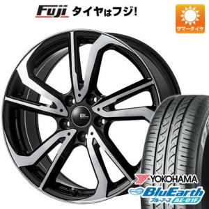 【新品国産5穴114.3車】 夏タイヤ ホイール4本セット 195/65R15 ヨコハマ ブルーアース AE-01F ブランドルライン レツィオ 15インチ｜fujicorporation