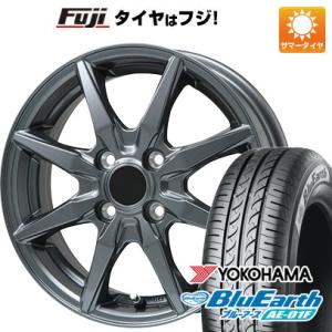 【新品国産5穴114.3車】 夏タイヤ ホイール４本セット 195/65R15 ヨコハマ ブルーアース AE-01F ブランドル CJ28 15インチ｜fujicorporation