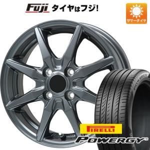 【新品国産5穴114.3車】 夏タイヤ ホイール４本セット 195/65R15 ピレリ パワジー ブ...