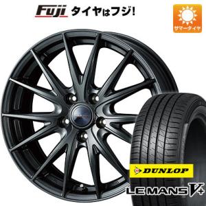 【新品国産5穴100車】 夏タイヤ ホイール4本セット 195/65R15 ダンロップ ルマン V+(ファイブプラス) WEDS ヴェルバ スポルト2 15インチ｜fujicorporation