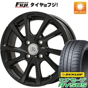 【新品国産5穴114.3車】 夏タイヤ ホイール4本セット 205/65R15 ダンロップ エナセーブ RV505 ブランドル E04B 15インチ｜fujicorporation