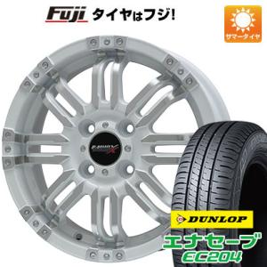 【新品】ライズ/ロッキー（ガソリン） 夏タイヤ ホイール4本セット 195/65R16 ダンロップ エナセーブ EC204 ビッグウエイ B-MUD X(ホワイトポリッシュ) 16インチ｜fujicorporation