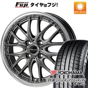 【新品国産4穴100車】 夏タイヤ ホイール4本セット 195/65R16 ヨコハマ ジオランダー CV G058 モンツァ ワーウィック ディープランド 16インチ｜fujicorporation