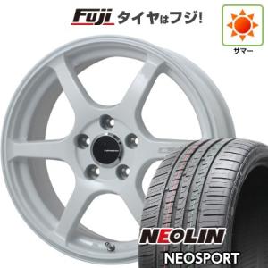 【新品国産5穴114.3車】 夏タイヤ ホイール4本セット 195/45R17 ネオリン ネオスポー...