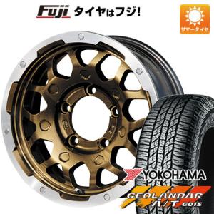 【新品】ジムニーシエラ 夏タイヤ ホイール4本セット 215/75R15 ヨコハマ ジオランダー A/T G015 OWL/RBL レアマイスター LMG MS-9W 15インチ