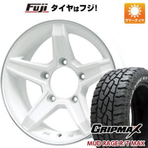 【新品】ジムニーシエラ 夏タイヤ ホイール4本セット 195/80R15 グリップマックス マッドレイジR/T MAX RWL(限定) プレミックス エステラ 15インチ｜fujicorporation