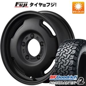 【新品】ジムニーシエラ 夏タイヤ ホイール4本セット 235/75R15 BFグッドリッチ オールテレーンT/A KO2 RWL/RBL アピオ ワイルドボア SR  15インチ