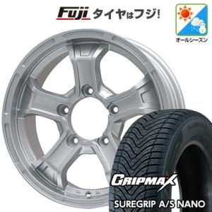 【新品】ジムニーシエラ オールシーズンタイヤ ホイール4本セット 195/80R15 グリップマックス SUREGRIP A/S NANO(限定) ビッグウエイ B-MUD K 15インチ｜fujicorporation