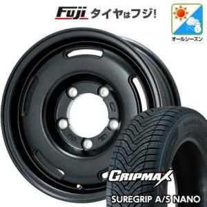 【新品】ジムニーシエラ オールシーズンタイヤ ホイール4本セット 195/80R15 グリップマック...