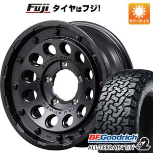 【新品】ジムニーシエラ 夏タイヤ ホイール4本セット 235/75R15 BFグッドリッチ オールテレーンT/A KO2 RWL/RBL MID ナイトロパワー H12 ショットガン  15インチ